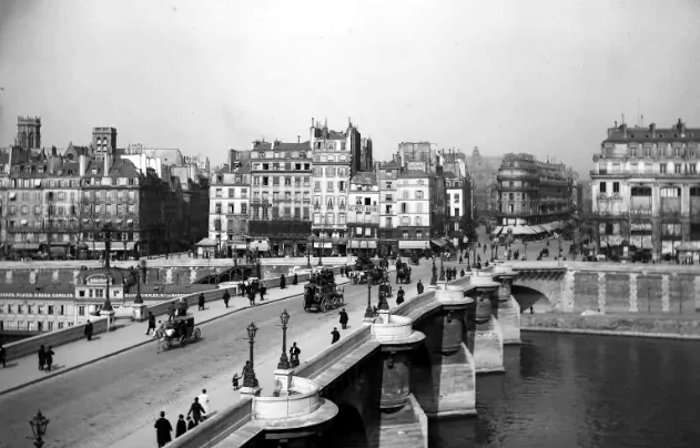 Vue ancienne du Pont-Neuf